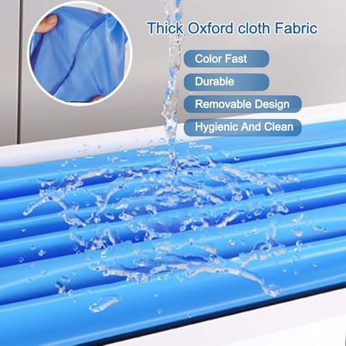Folding Medical Privacy Screen, Waterproof 5-Panel Separation Panel with Lockable Wheels, Ideal for Exam Rooms, Clinics, Nursing Homes, and First Aid Rooms