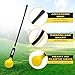 Yes4All 48 Inches Golf Swing Trainer Aid Improve Flexibility Tempo, Rhythm, Balance and Strength Training. Indoor/Outdoor Swing Correction Practice for Chipping, Driving and Hitting (Yellow)