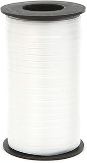 Berwick 1 01 Splendorette Crimped Curling Ribbon, 3/16-Inch Wide by 500-Yard Spool, White