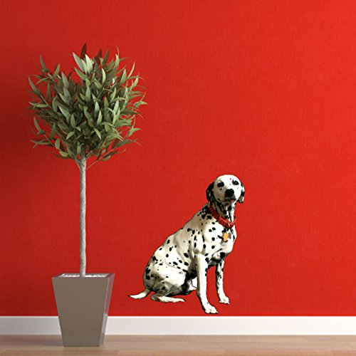 Dalmation Fire Dog Wall Decal 21" tall x 18" wide