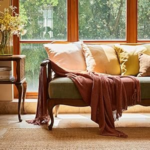 Lifeinfallthrowblanketforcouchsoftbohobedthrowblanketscozyburntorangechenilleknittedthrowsmallautumnlightweightblanketthrowforfallwomanchairsofahomedecorrust5060 Urban Country Home Decor Lifein fall throw blanket for couch soft boho bed throw blanketscozy burnt orange chenille knitted throwsmall autumn lightweight blanketthrow for fallwomanchairsofahome decorrust50 60 urban country home decor