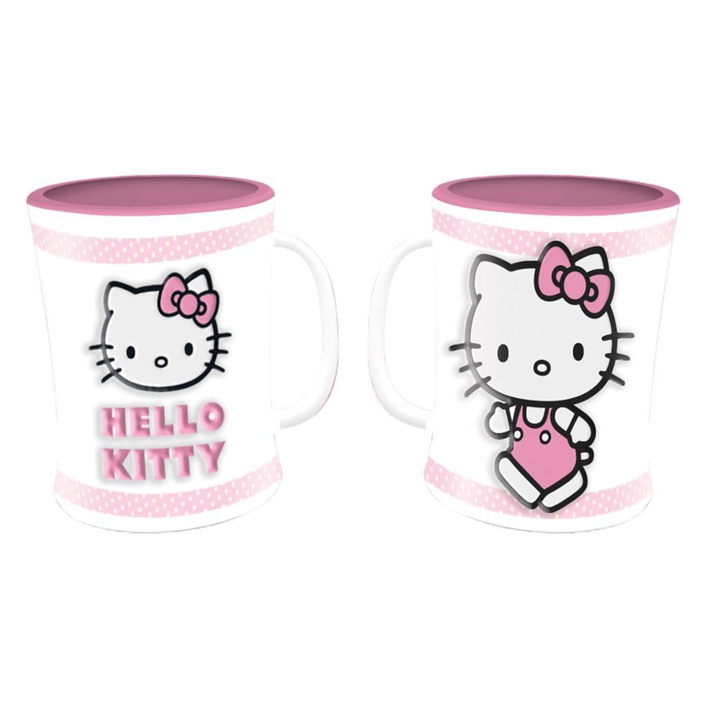 Pyramid International Hello Kitty (Pink) Emboss Mug, 315ml/ 110z, Official Merchandise