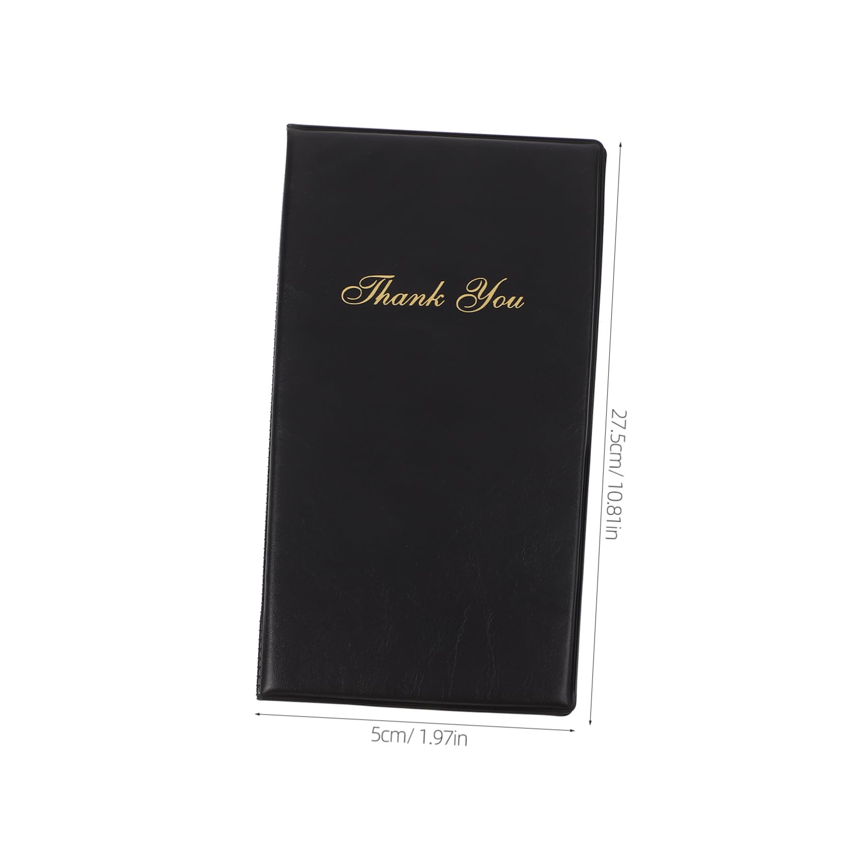 SEWACC Restaurant Supplies Check Book Restaurant Receipt Holder Restaurant Bill Book Meal Bill Holder Guest Bill Card Holder Restaurant Order Holder Server Book Check Bill Book Pu Black