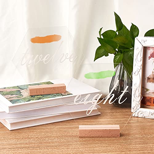 NBEADS 24 pz Numero di Tabella Segni in Acrilico