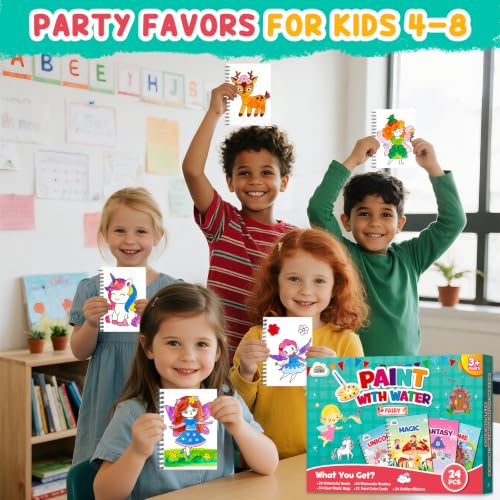 Image of ZMLM 24 Pack Fairy Coloring Books - Birthday Party Favors for Kids 4-8