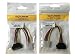 Produktbild DeLOCK Stromkabel SATA 15Pin -> Molex 4Pin St/Bu (2er-Pack)