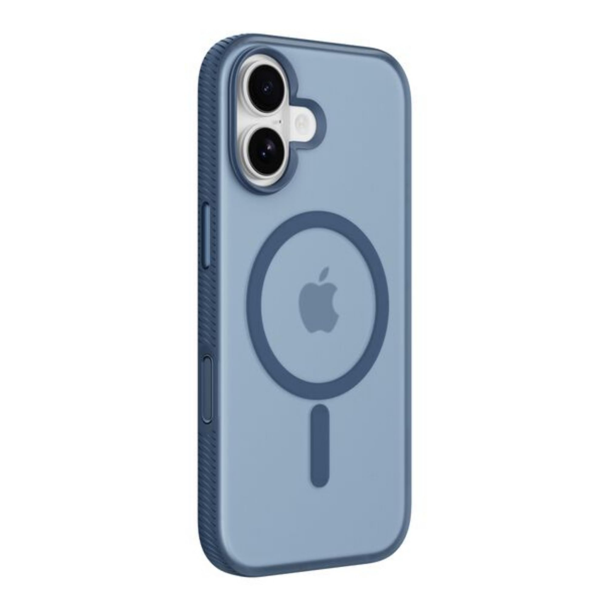 Belkin SheerForce Grip iPhone 17 Hülle MagSafe Kompatible Handyhülle mit Rutschfesten Rändern, iPhone Schutzhülle, Magnetisch, Transparent, Dünn und Stoßfest – Blau