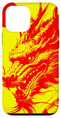 Red Dragon �X�g���[�g�A�[�g �O���t�B�b�N ���{�̑��z �A�W�A�� �X�g���[�g�E�F�A �X�}�z�P�[�X iPhone 12 mini �p