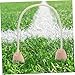 TOYANDONA 5pcs Croquet Wickets Cotton Rope Wickets Replacement for Backyard Outdoor Game Wood Base Lawn