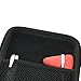 Khanka Hard Travel Case Replacement for 3M Littmann Classic III Stethoscope - Extra Room for Taylor Percussion Reflex Hammer and Reusable LED Penlight (Full Black)