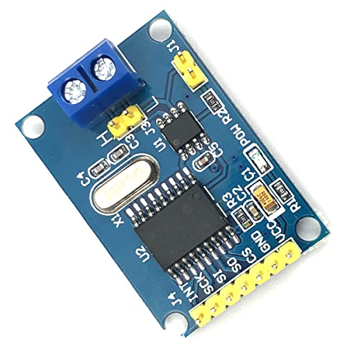 Módulo MCP2515 SPI transceptor TJA1050 CAN Bus para prototipado electrónico con AVR y Arduino 2