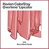 Revlon Liquid Lipstick with Clear Lip Gloss, ColorStay Overtime Lipcolor, Dual Ended with Vitamin E, 510 Boundless Nude, 0.07 Fl Oz