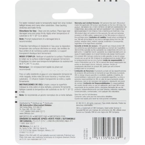 Image of 3M Clear Repair Tape, 03439, 1-1 /2 in x 115 in, 2-Pack