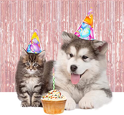 QIMMU Glitter-gordijndecoratie, 3 stuks lamettagordijn, 1 stuks, decoratief tafelkleed, folie franjes, gordijn voor… - Image 8