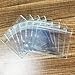 10 Packs Extra Thick Horizontal ID Card Name Tag Badge Holder with Waterproof Type Resealable Zip (3.74x2.36 Inches)