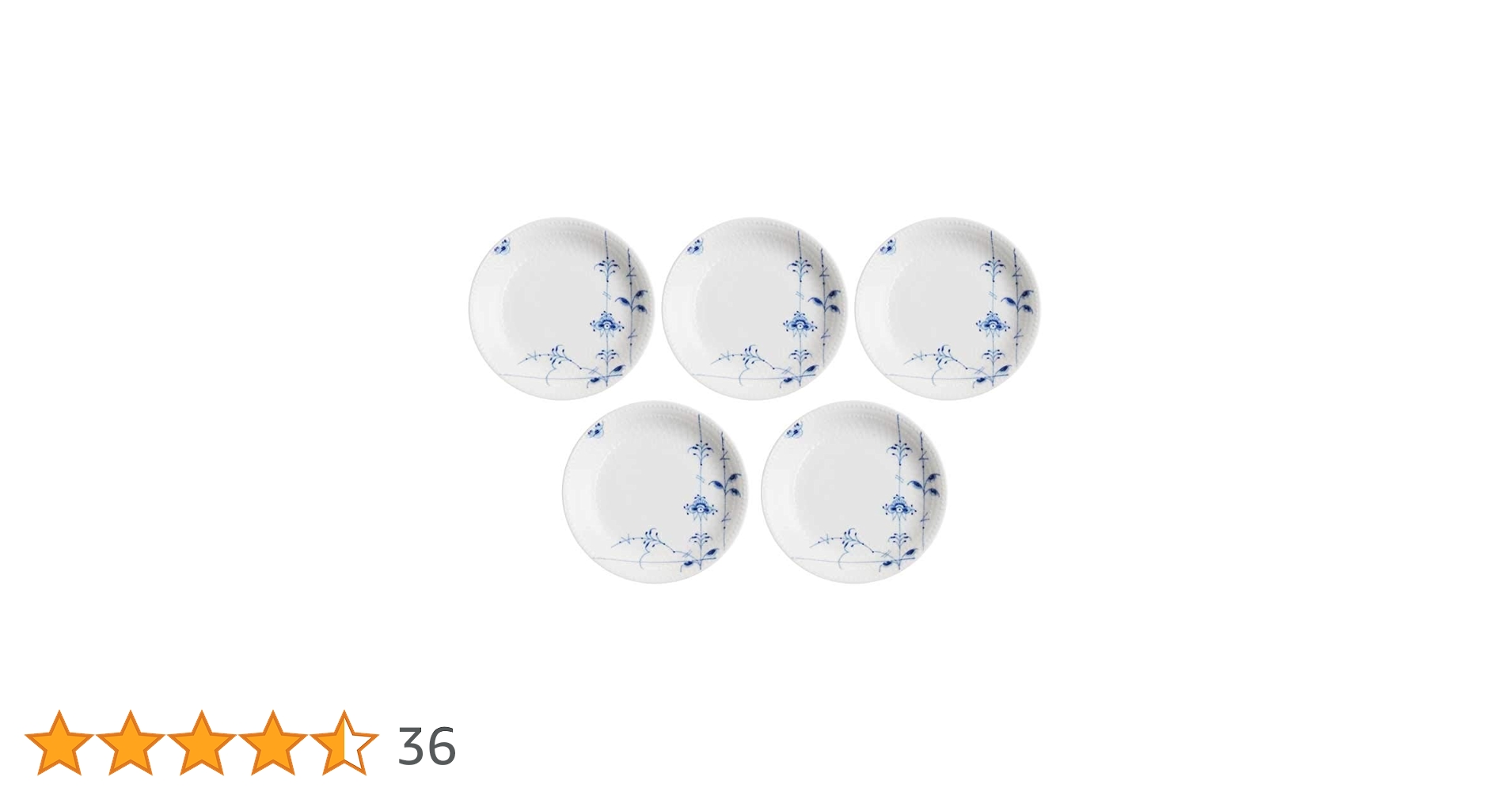 【未使用品】①ロイヤルコペンハーゲン ブルーパルメッテ プレート 5枚 15cm ブルーパルメッテ ブロッサム プレート 5枚セット 15cm|ロイヤル