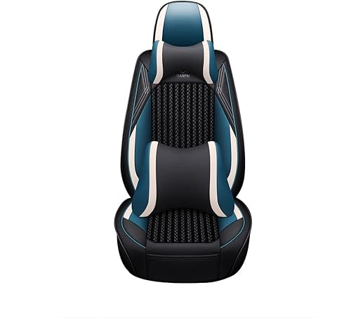 Ruberpig Juego completo de fundas de asiento de coche de lujo adecuadas para Dacia Sandero Stepway de seda de hielo y cuero para asiento de 5 disponible en Yaxa Colombia