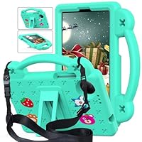 Custodia Per Bambini Xiaomi Redmi Pad SE 4G 8.7" 2024 - Antiurto In EVA Con Tracolla, Maniglia E Supporto - Rosa - 4