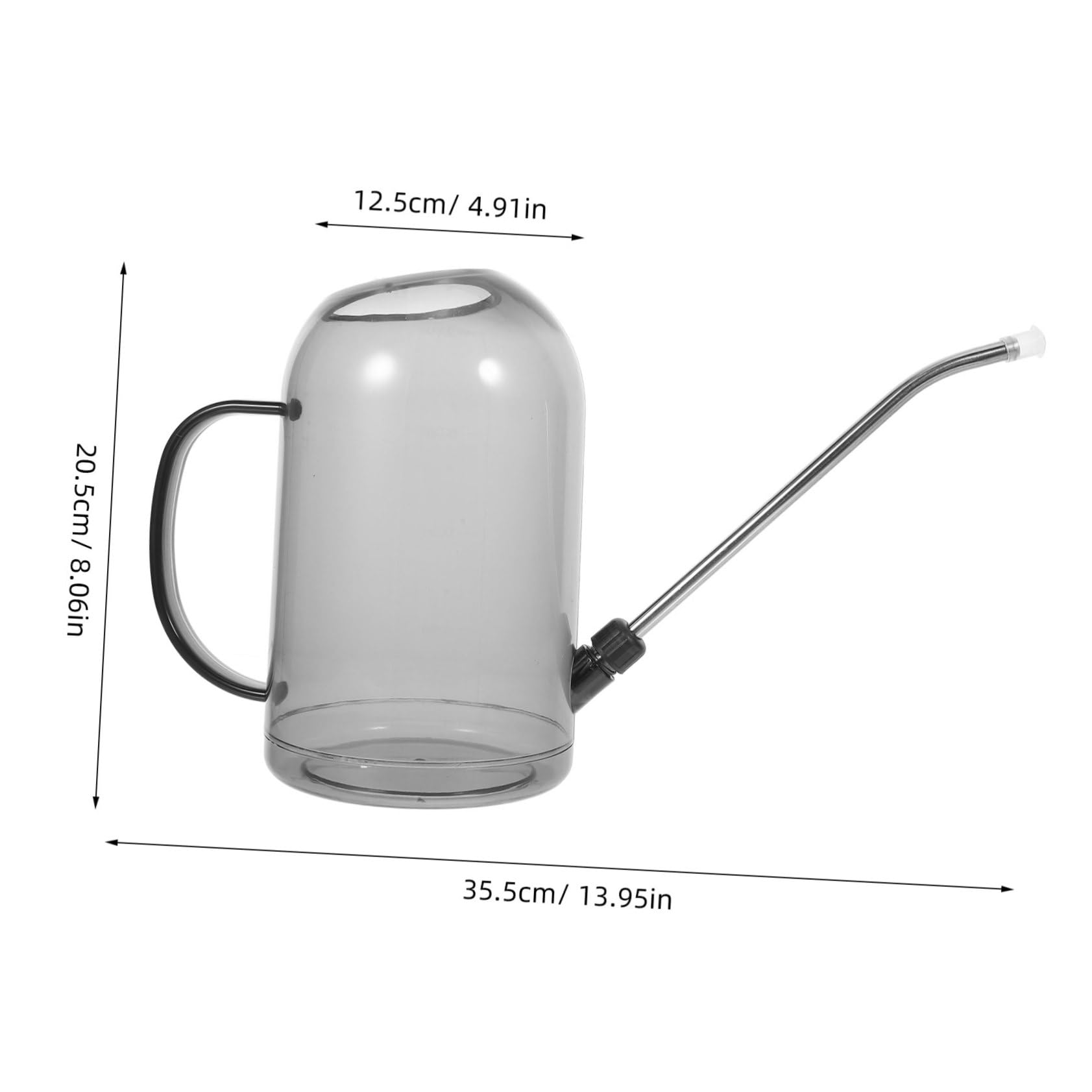 Annaffiatoio da Giardino 2l in Abs e Acciaio Inox Beccuccio
