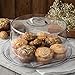 Carlisle FoodService Products Cake Cover Round Cover for Catering, Kitchen, Restaurant, Plastic, 12 Inches, Clear