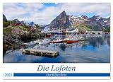 Die Lofoten - Eine Bilder-Reise (Wandkalender 2023 DIN A2 quer), Calvendo Monatskalender