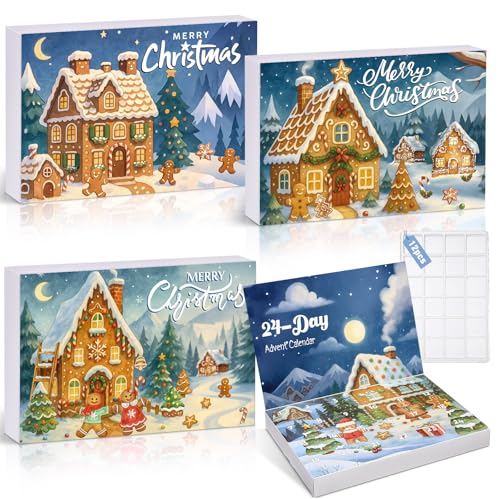 Humyoun 12 Sets Empty Advent Calendars to Fill 24 Days