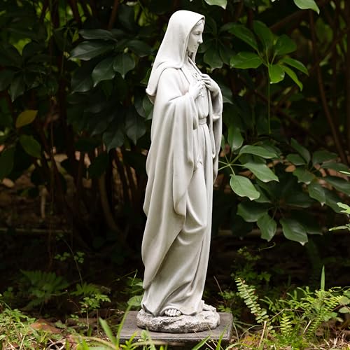 Estatua Católica Virgen María 24.5 pulgadas miniatura 4