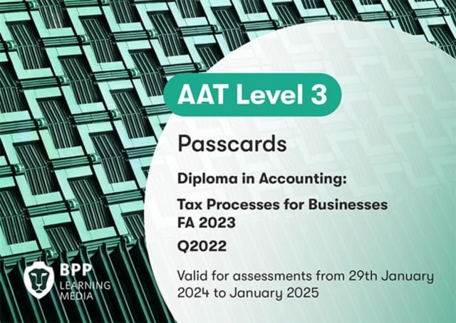 AAT Tax Processes for Businesses: Passcards