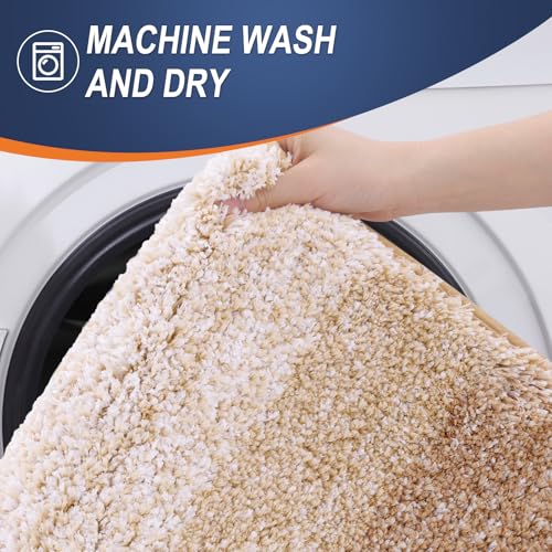 image for OLANLY Bathroom Runner Rugs 44x24, Extra Soft Absorbent Microfiber Bat