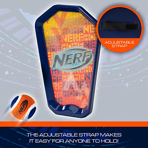 NERF-Toss-and-Catch-Game-with-Paddles-Ball-Tennis-Ball-Catch-Game-with-2-Self-Stick-Paddles-Perfect-Kids-Beach-Toy-Backyard-Game-Set-Includes-2-Sticky-Mitts-Tennis-Ball