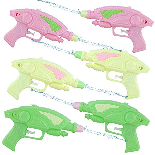 JoyGrow 6PCS Water Gun for Kids Squirt Guns Set Super Soaker Blaster Toy with Long Range Water Outdoor Toy for Summer Swimming Pool Beach Sand Water Fighting,Party Favor Toy Gift for Boys Girls