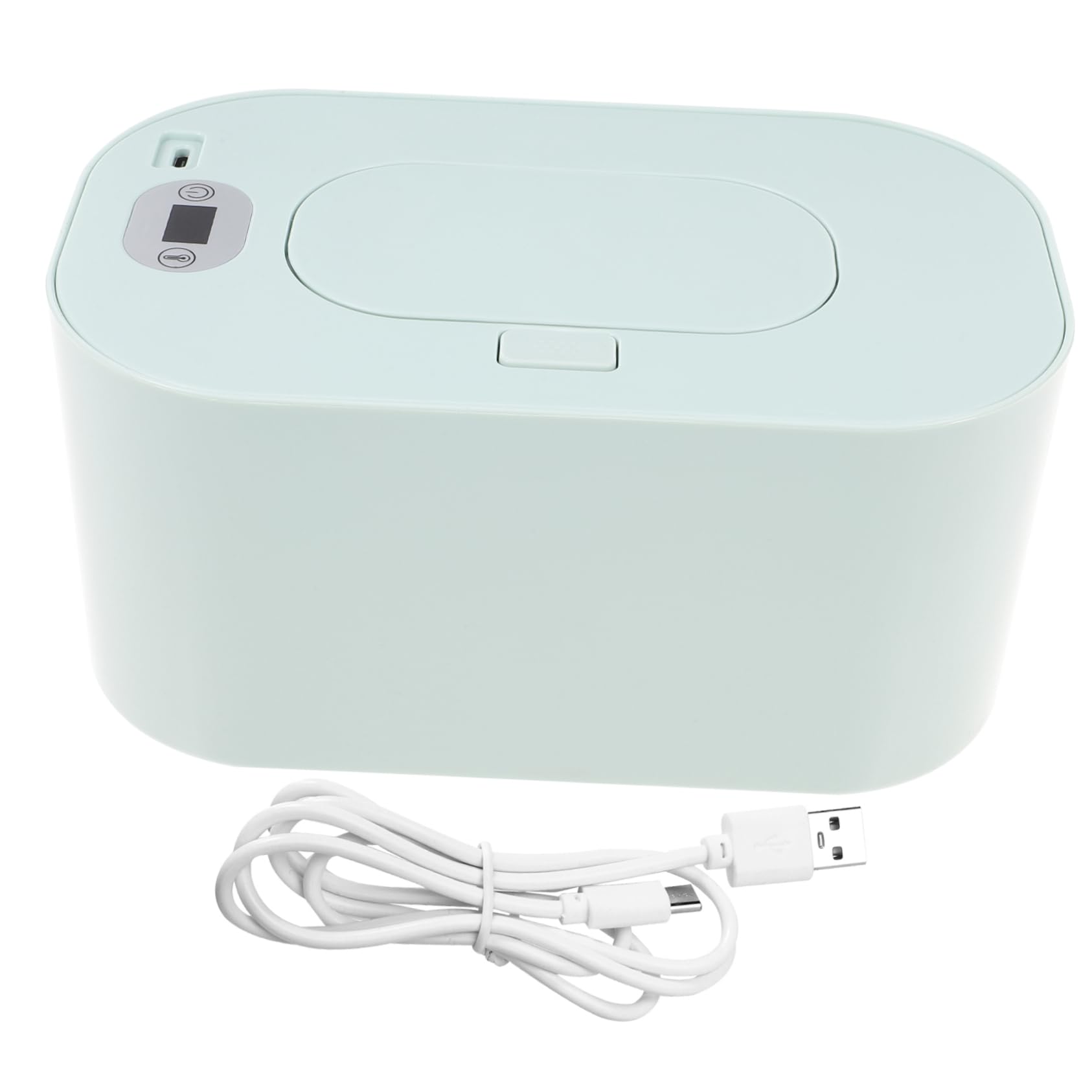 YARNOW Calentador Portátil de Toallitas Húmedas Adecuado para Uso en Casa y Coche Material Abs y Pp Temperatura Ajustable Color Verde para Bebés