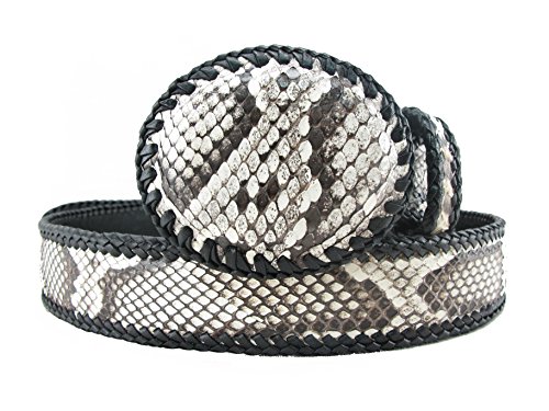 Genuine Python Snake Skin Leather Handmade Cowboy Dress Belt 46