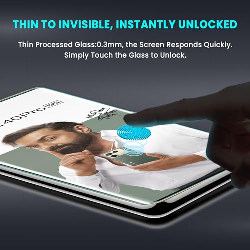 Image of ArmourPro Military Grade UV Tempered Glass for Infinix Note 40 Pro, Note 40 Pro Plus and Zero 30 5G (6.78 Inch) With Easy UV Installation Kit | Edge-To-Edge Protector Coverage | Pack of 2