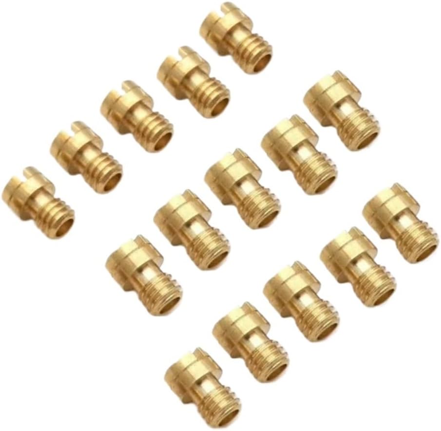 15PCS Main Jet For GY6 4mm 49cc/50cc/80cc/100cc CVK Carburetor for Carb Scooter 139QMB/139QMA 78# - 98# injectors Nozzle [accessories]