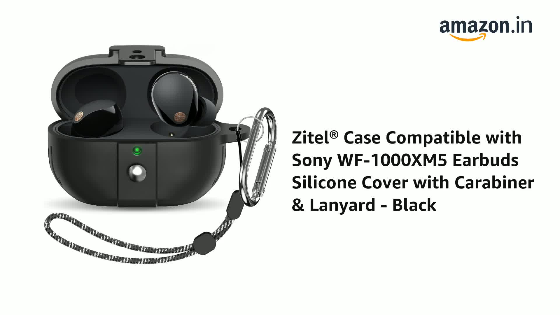 Zitel® Case Compatible with Sony WF-1000XM5 Earbuds Silicone Cover