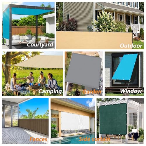 Brise-vue pour balcon opaque 90x340 cm vert foncé résistant aux UV