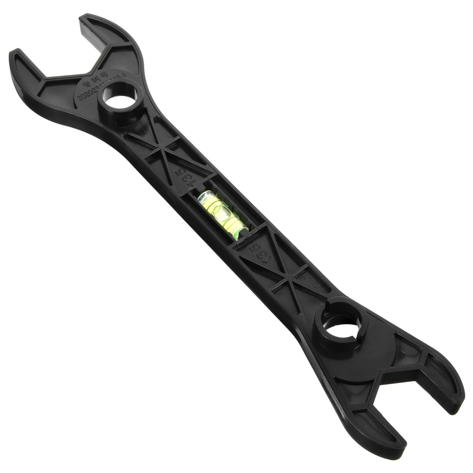 Plastic spanner with integrated indicator for installation tap and mixer small faucet special bathroom versatile for pipe and faucet repair