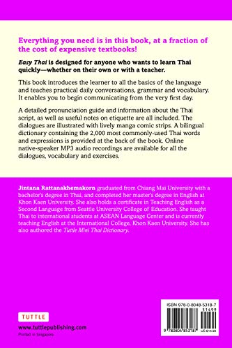 Easy Thai: A Complete Language Course and Pocket Dictionary in One! (Free Companion Online Audio) (Easy Language Series) - Image 2
