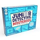 Junior Detective Mysteries Board Game for Kids Ages 8 and Up, Classic Family Mystery Game for 1 Plus Players