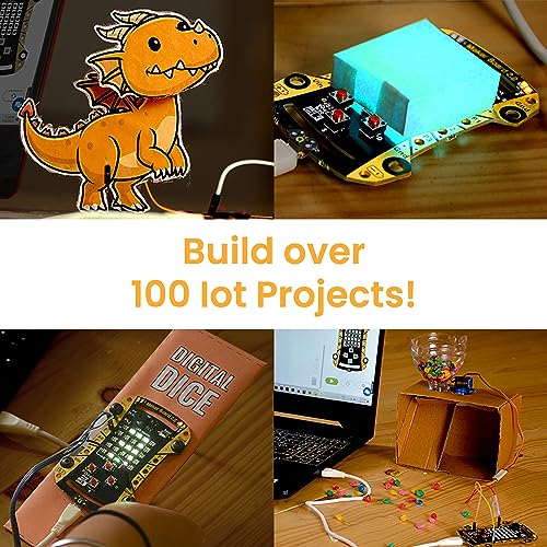 Image of Avishkaar IoT Starter Kit, 100-in-1 DIY Programmable IoT & Electronics for Kids Aged 12 to 16, Control with Mobile App & Desktop Software, 40+ Parts, Learning & Educational STEM, Made in India