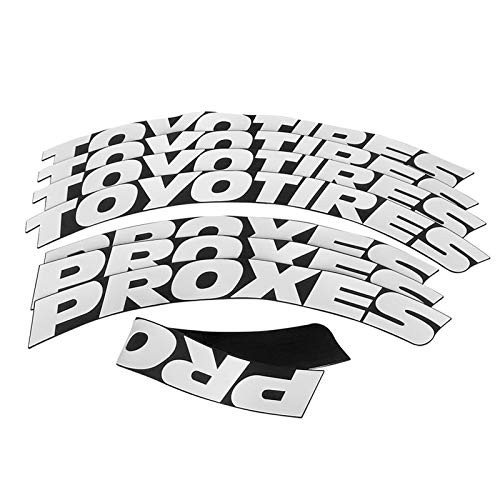 Calcomanías 3D Universales para Neumáticos de Coche - Estilo Personalizado (Tamaño A: TOYOTIRES PROXES)
