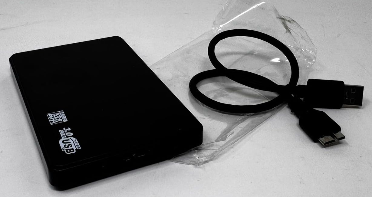 Generico Hard Disk Esterno USB 3.0, 1 TB, Vari Colori, Archiviazione Portatile (Ricondizionato)