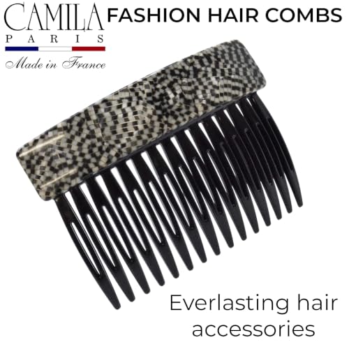 Image of Camila Paris CP3801 Hair Side Comb, 3 inch Small French Twist Hair Combs Clips