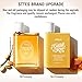 Sttes Perfume 602# Irresistible Sunshine for Women - Pistachio, Vanilla & Salted Caramel Eau de Perfume 100ml (3.4fl oz) Sweet Gourmand Caramel Vanilla Fragrance