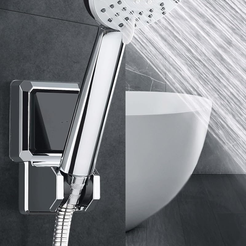 Home use Hole Free Shower Bracket Universal Fixed Base for Bathroom Adjustable Hanging Spray Rack