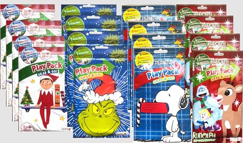 (20 PACK) Christmas Grab and Go Play Packs – Activity