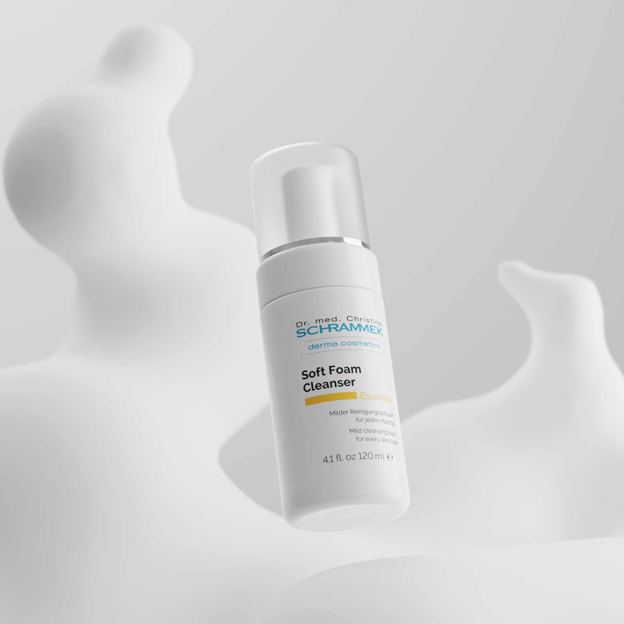 Soft Foam Cleanser (4.1 fl oz), Gentle Daily Cleanser for All Skin Types, Creamy Moisturizing Foam - Image 4