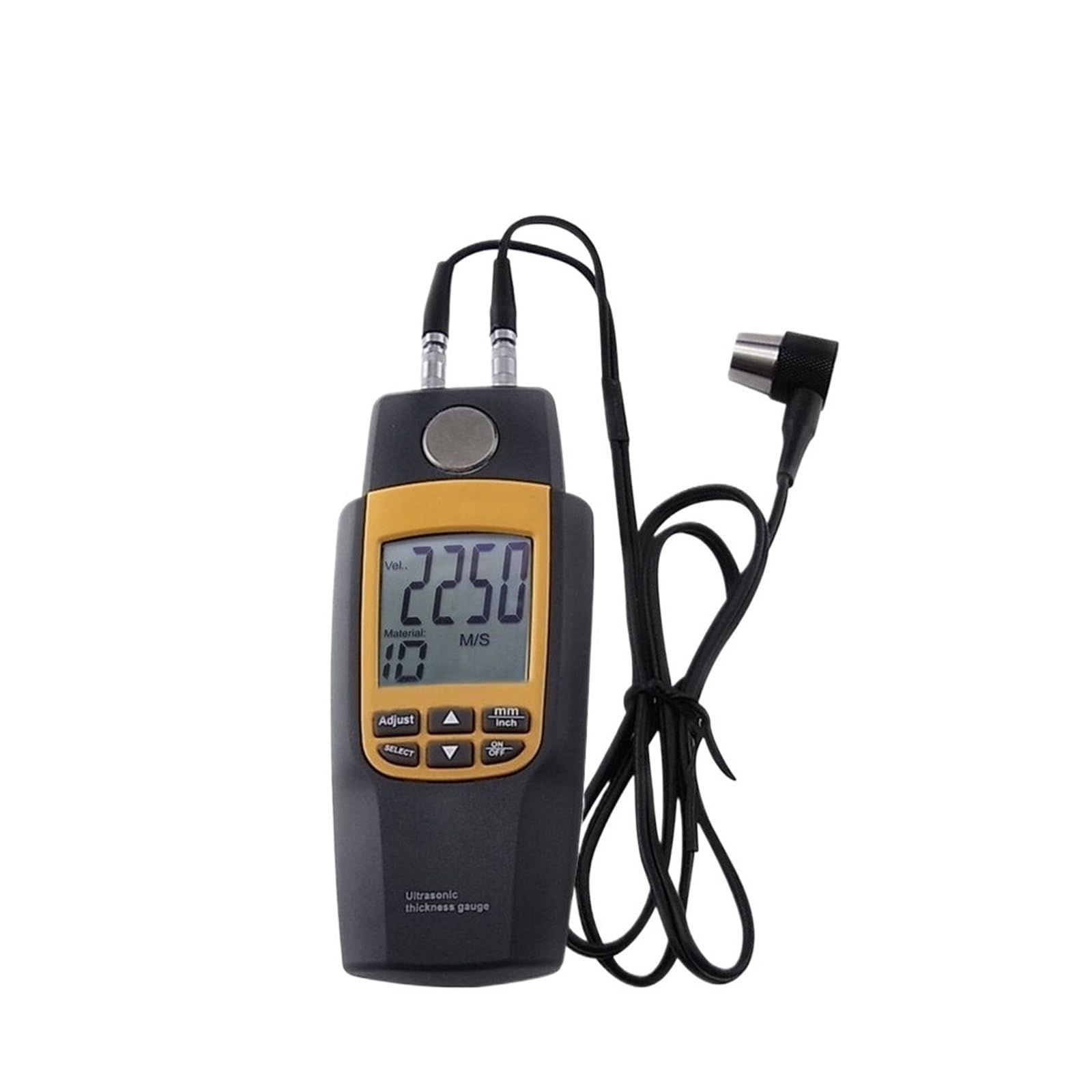 CVFRDD Ultrasonic Thickness Tester with LCD Display: 1.2~220mm Measuring Tool for Metals, Plastics & Tile