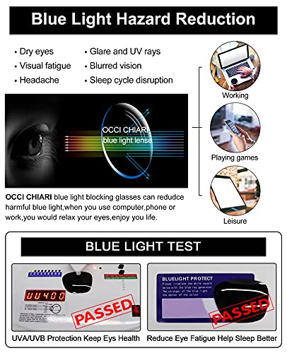 Image of OCCI CHIARI Narrow Reading Glasses Women Colorfull Cute Readers for Petite Face